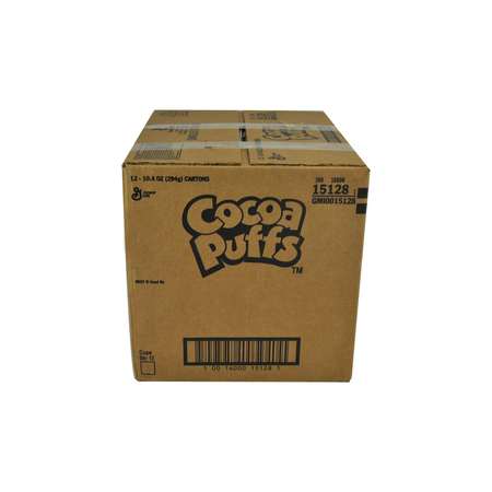 COCOA PUFFS Cocoa Puffs Cereal Box 10.4 oz., PK12 16000-15128